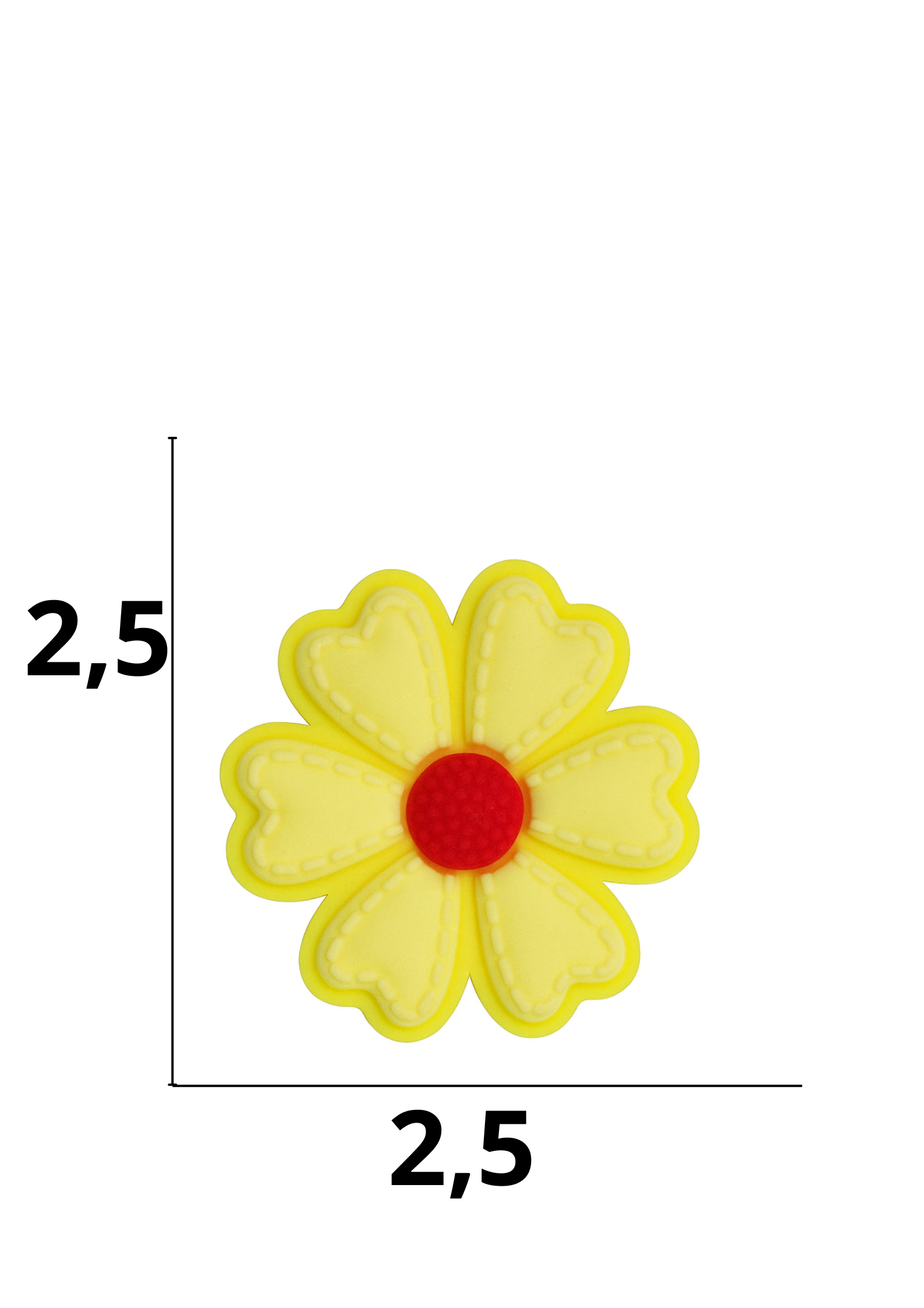 catálogo nacional (2).pdf (12) Aplique emborrachado de Flor tamanho-P com 25 unidades - Imagem 1