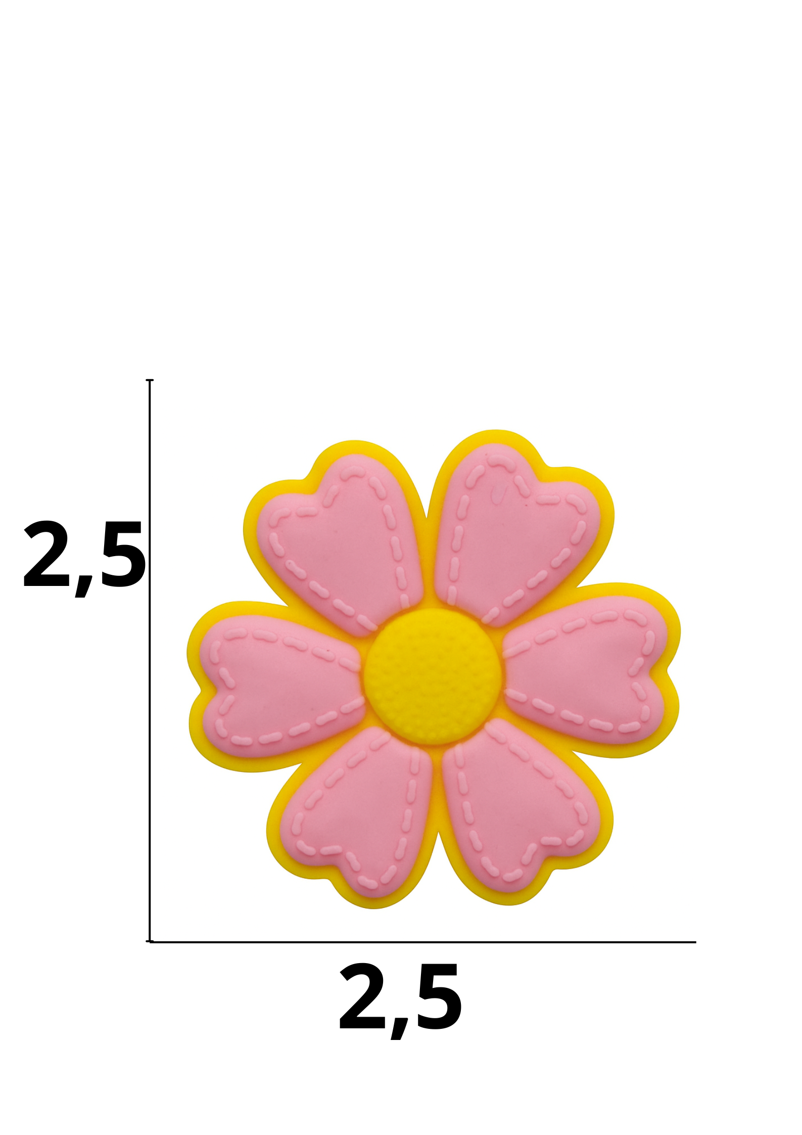 catálogo nacional (2).pdf (16) Aplique emborrachado de Flor tamanho-P com 25 unidades - Imagem 1