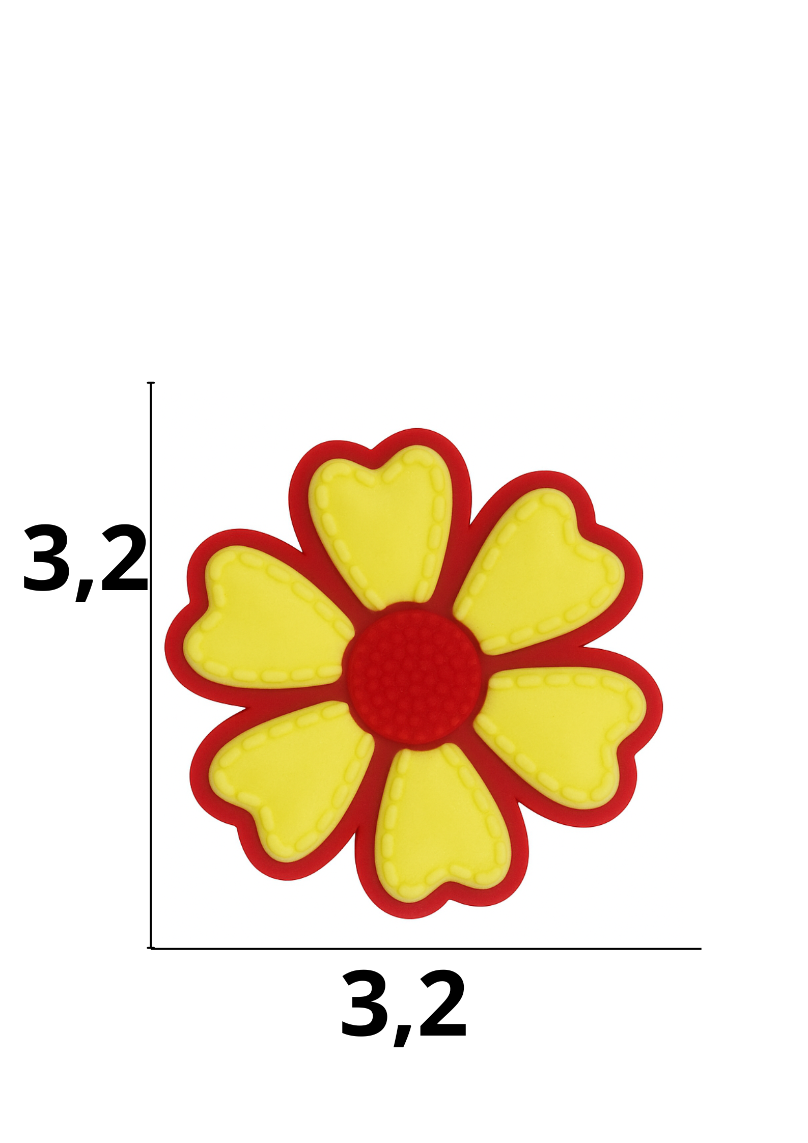 catálogo nacional (2).pdf (17) Aplique emborrachado de Flor tamanho-M com 25 unidades - Imagem 1