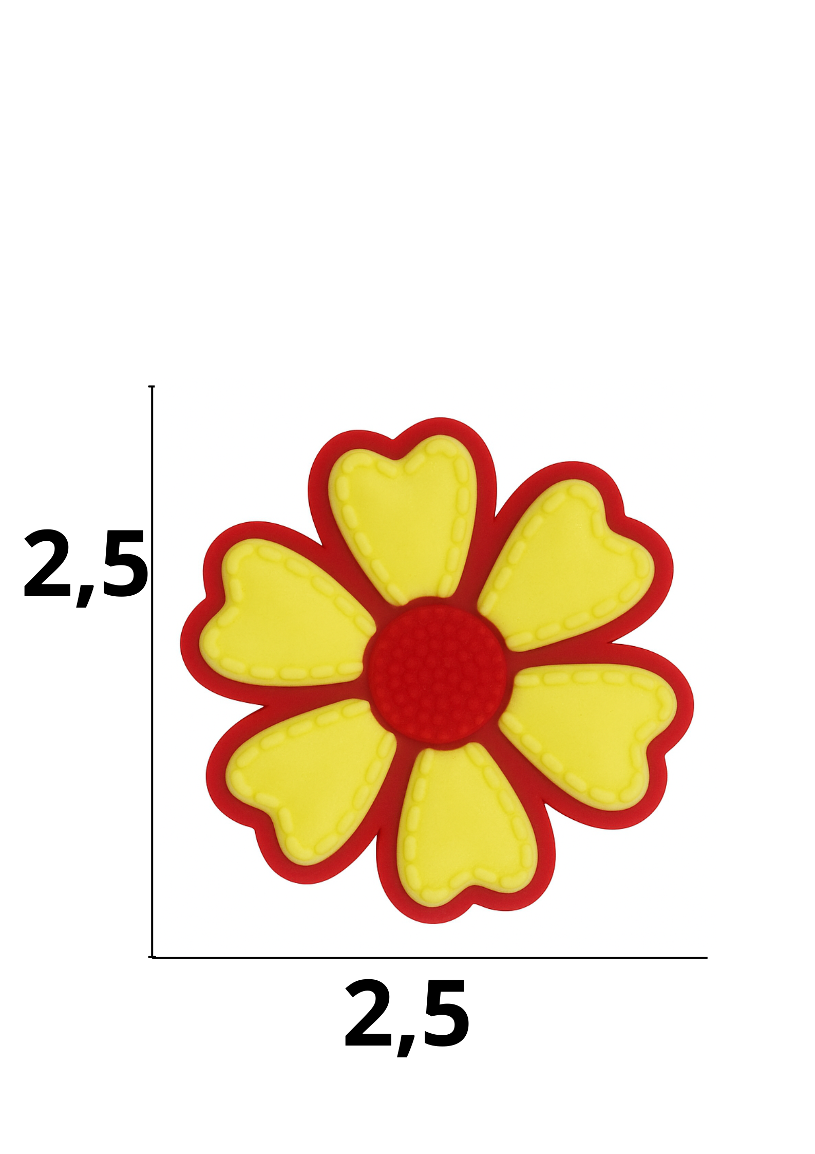 catálogo nacional (2).pdf (18) Aplique emborrachado de Flor tamanho-P com 25 unidades - Imagem 1