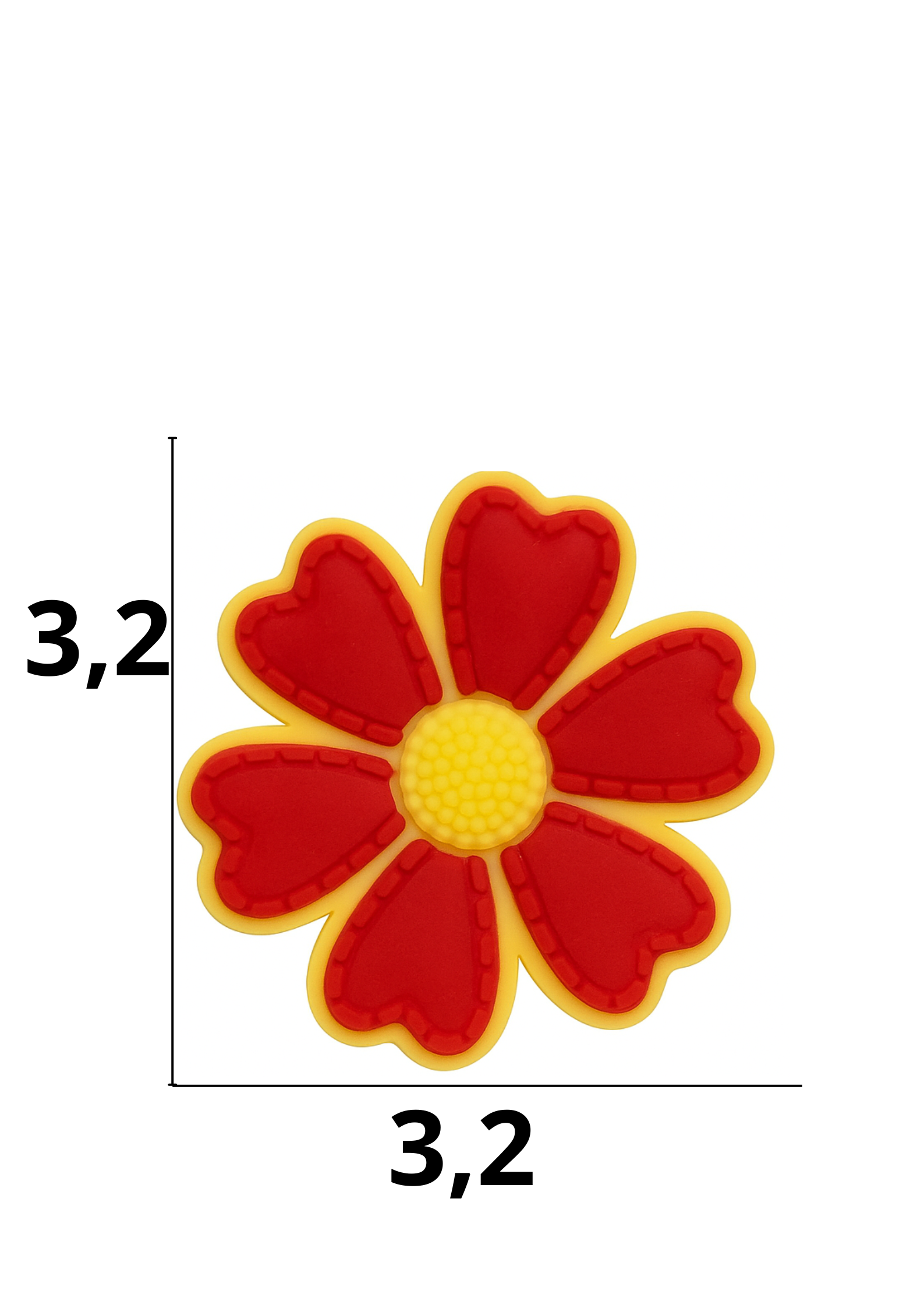 catálogo nacional (2).pdf (19) Aplique emborrachado de Flor tamanho-M com 25 unidades - Imagem 1