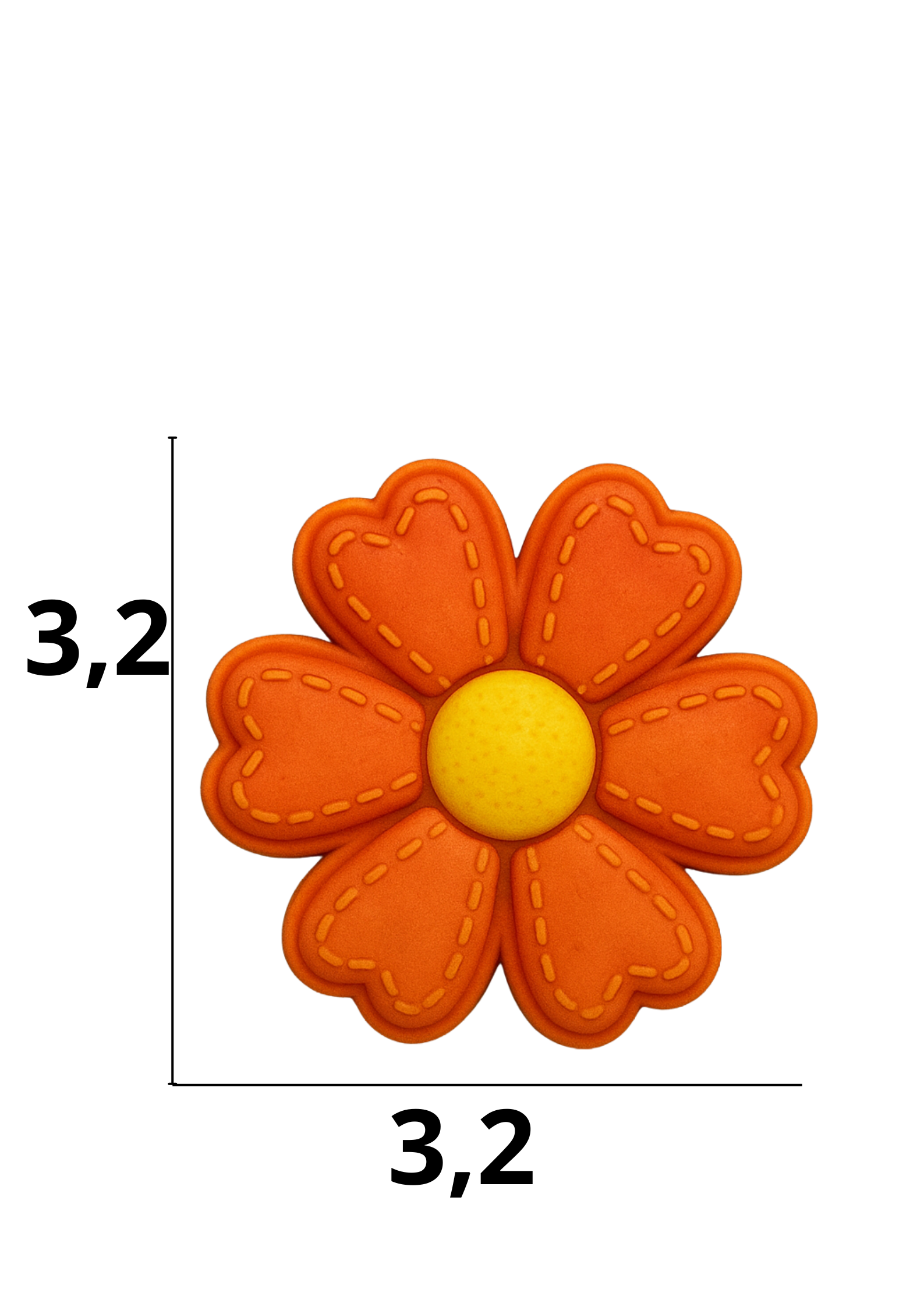 catálogo nacional (2).pdf (24) Aplique emborrachado de Flor tamanho-M com 25 unidades - Imagem 1