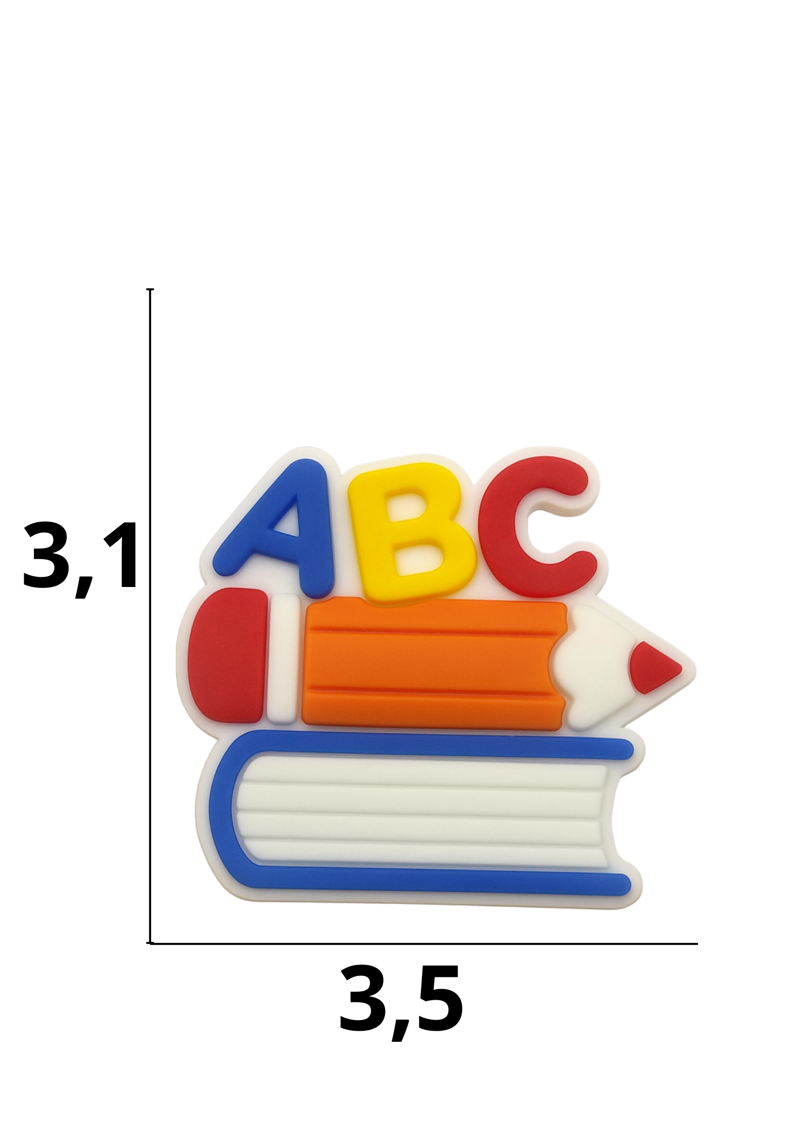 catálogo nacional (2).pdf (26) Aplique emborrachado do Abc Azul tamanho-M com 25 unidades - Imagem 1