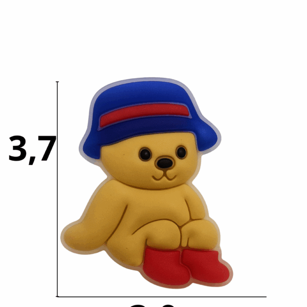 Aplique emborrachado bobbie goods azul tamanho-M com 25 unidades