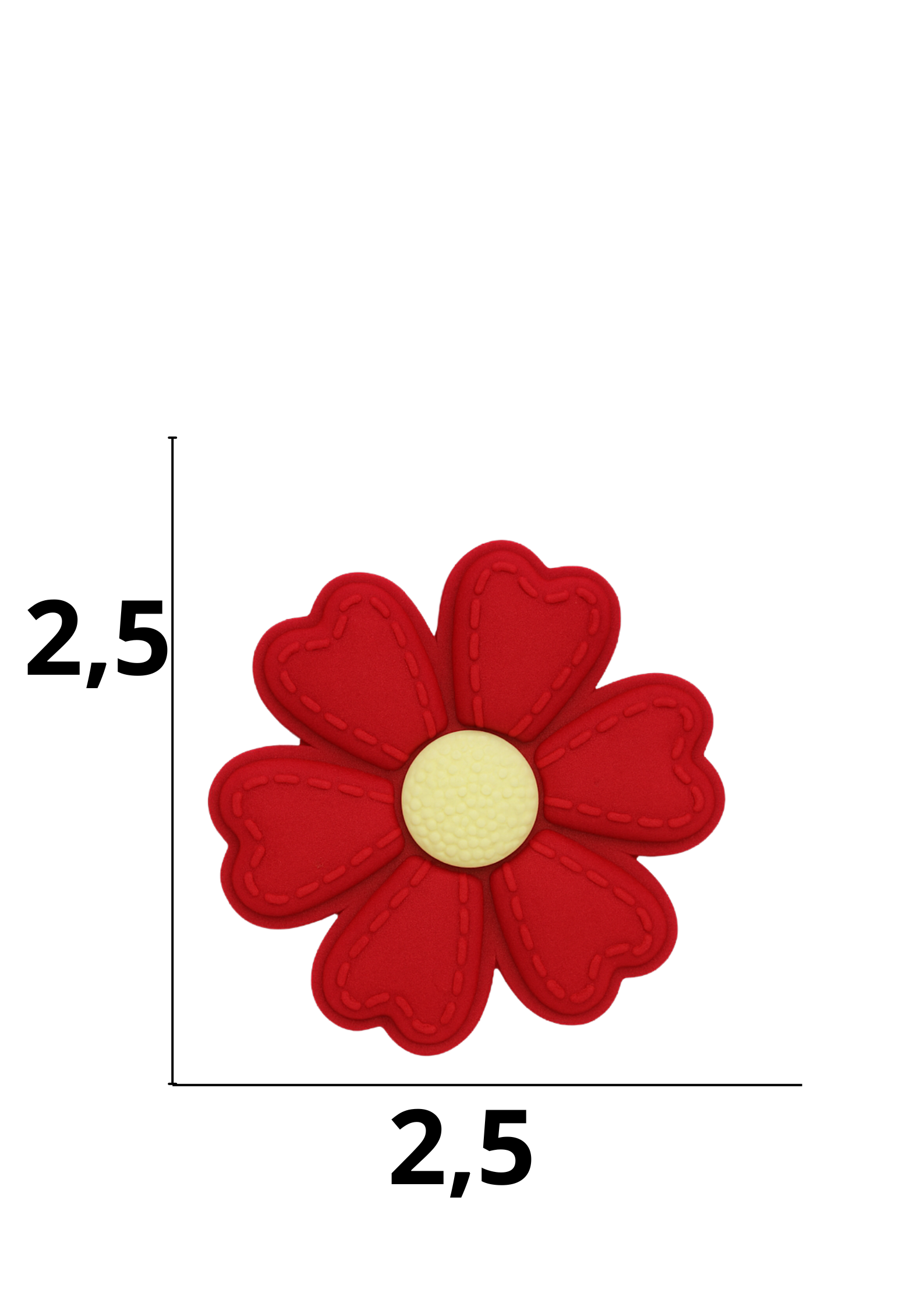 catálogo nacional (2).pdf (33) Aplique emborrachado de Flor tamanho-P com 25 unidades - Imagem 1