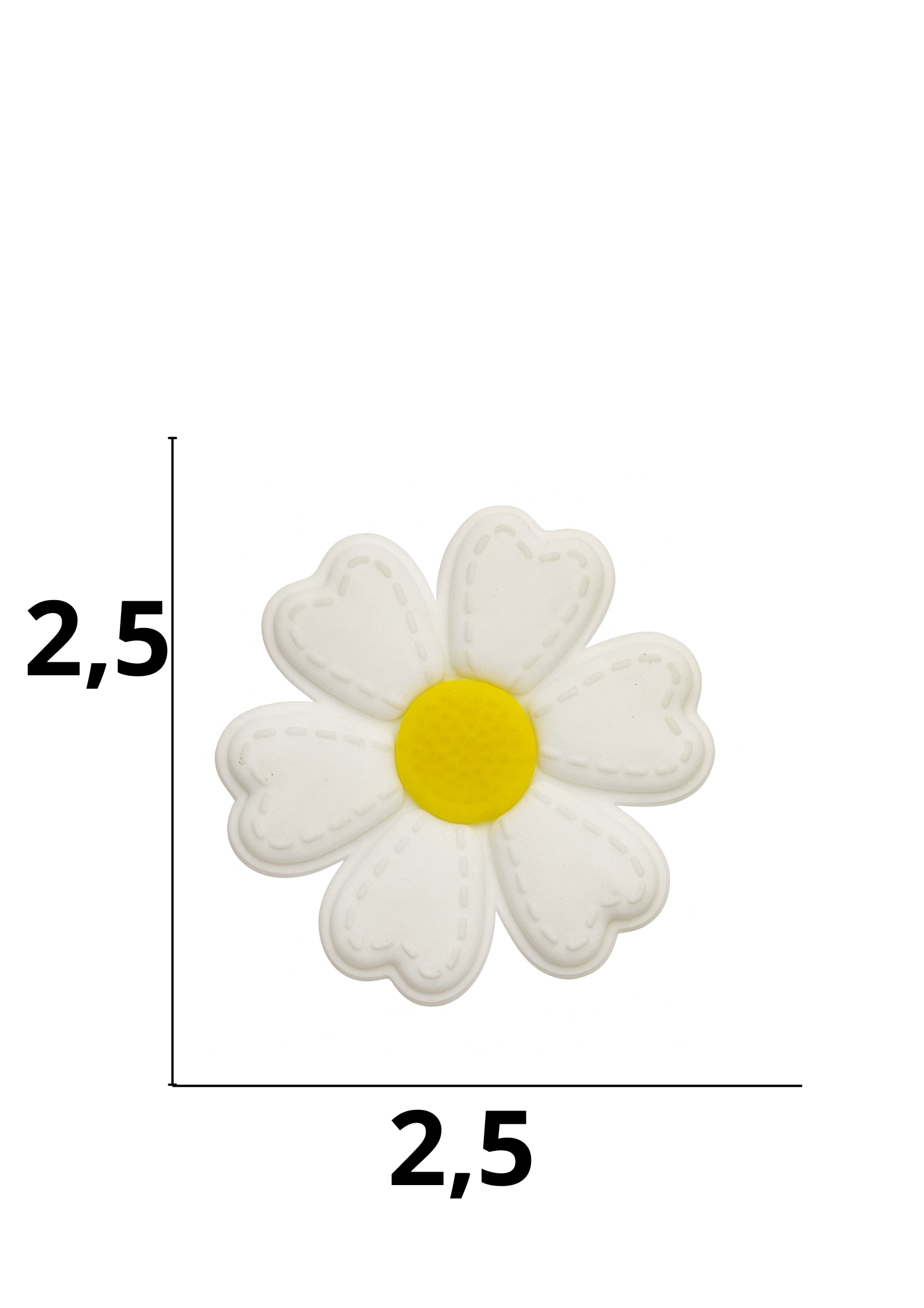 catálogo nacional (2).pdf (7) Aplique emborrachado de Flor tamanho - P com 25 UNIDADES  - Imagem 1