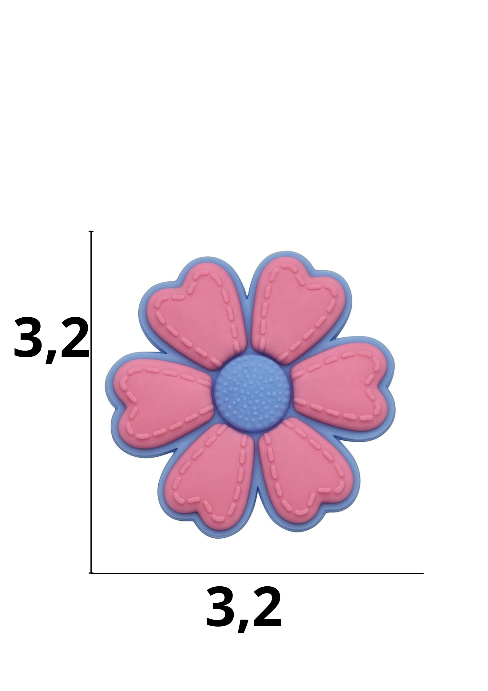 catálogo nacional (2).pdf (9) Aplique emborrachado de Flor tamanho-M com 25 unidades - Imagem 1