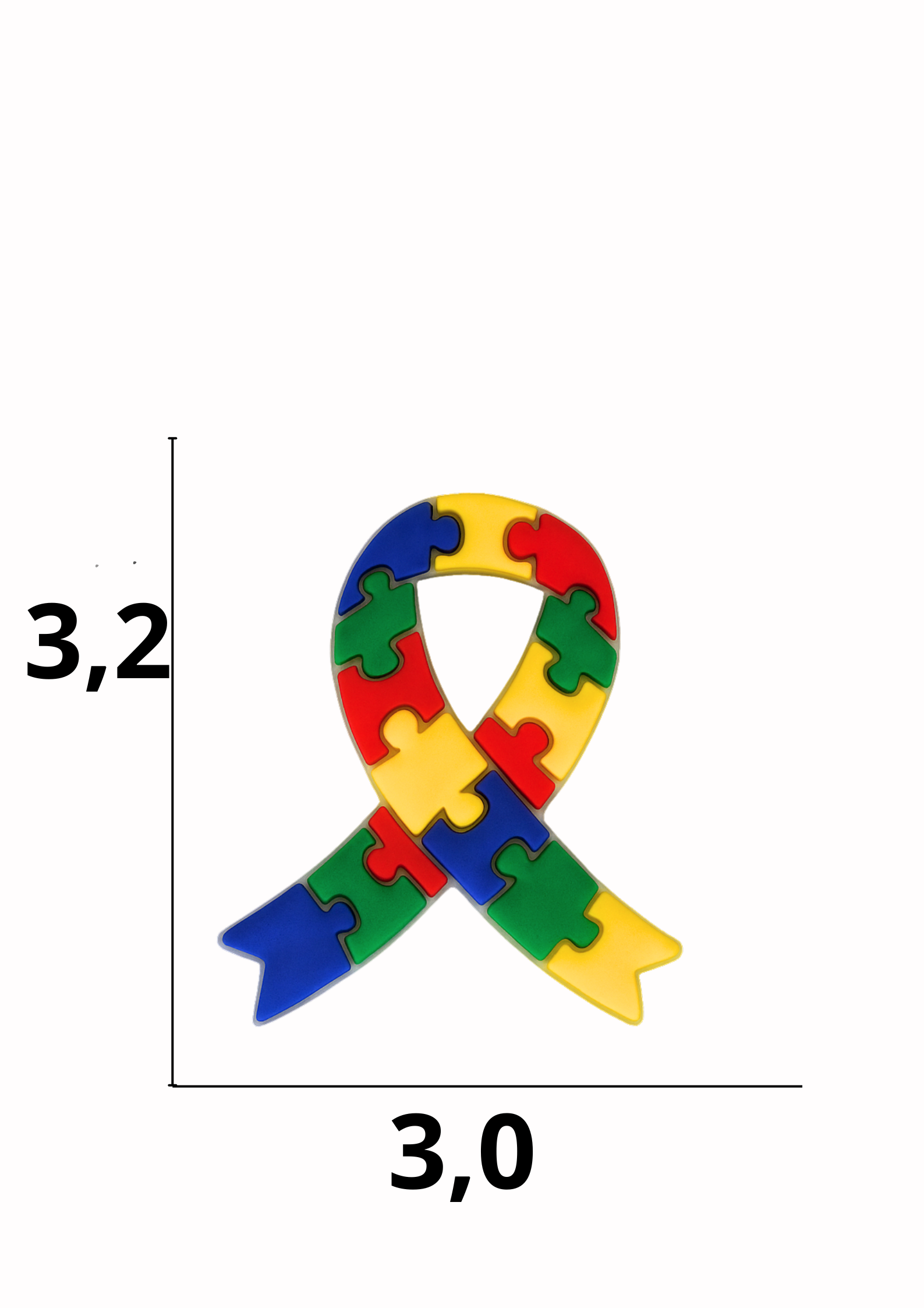 catálogo nacional (2).pdf (22) Aplique emborrachado símbolo autismo tamanho-M com 25 unidades - Imagem 1