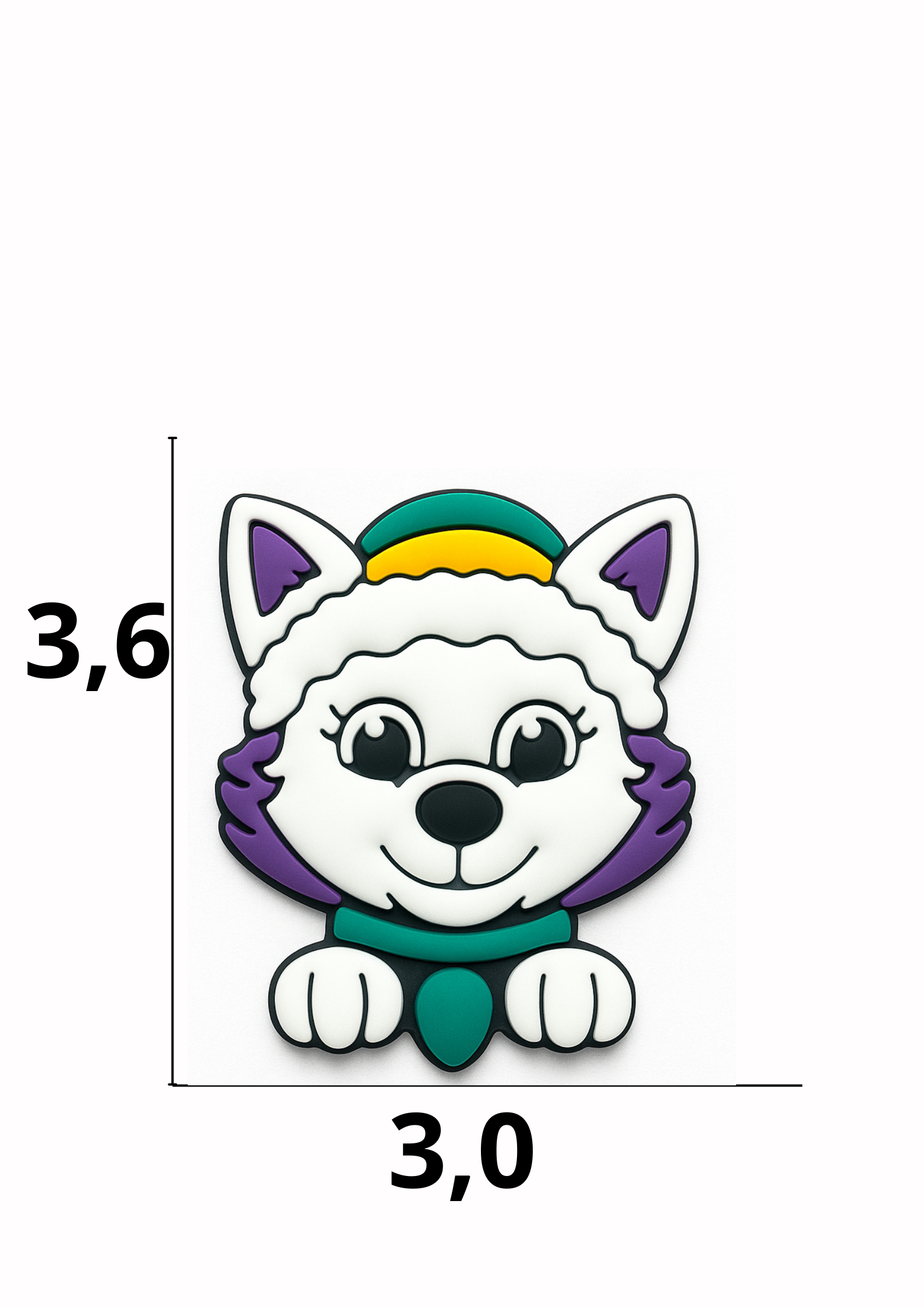 catálogo nacional (2).pdf (73) Aplique emborrachado da Everest patrulha canina   tamanho-M com 25 unidades - Imagem 1