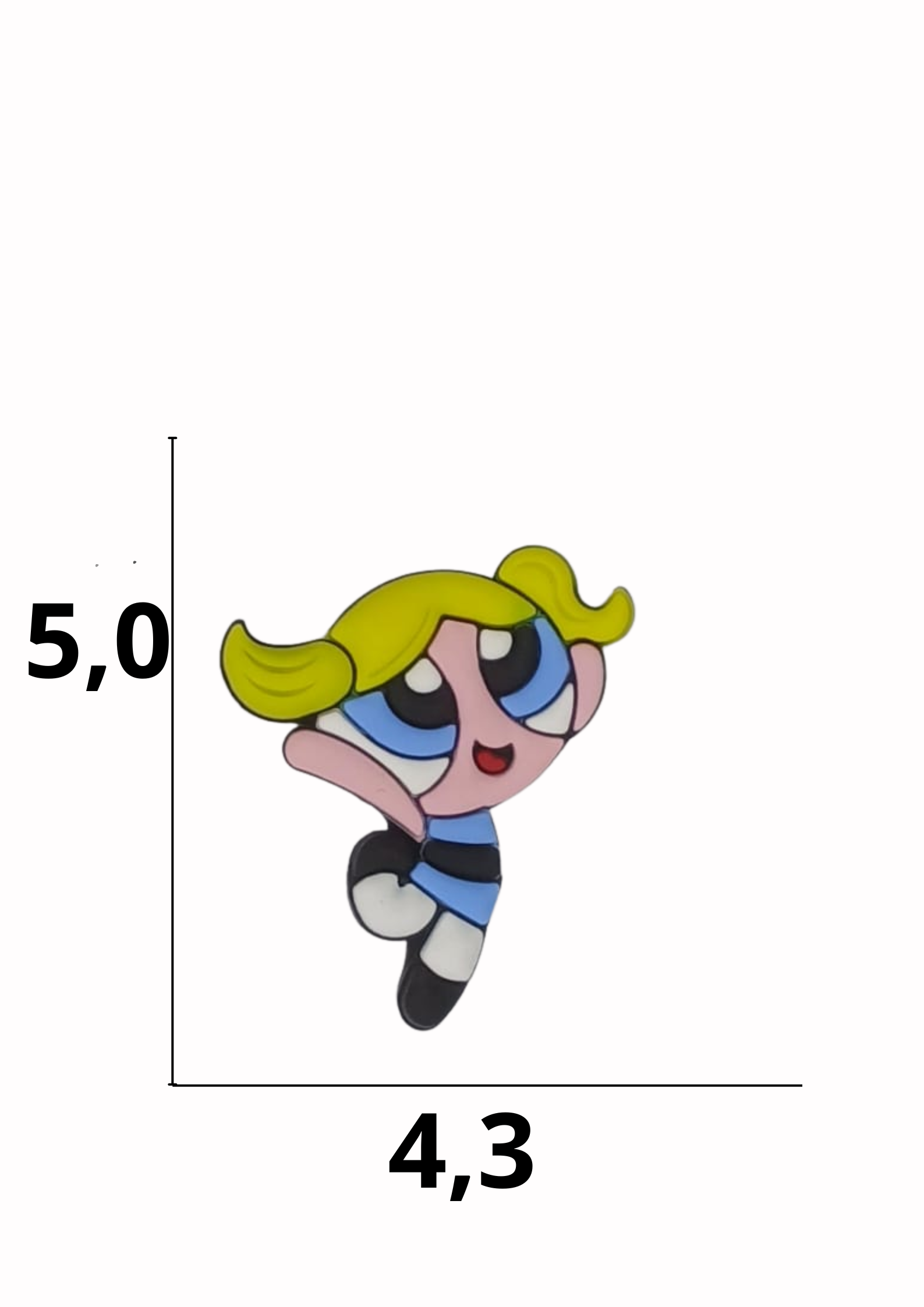 catálogo nacional (2).pdf (29) Aplique emborrachado menina super poderosa tamanho-M com 25 unidades - Imagem 1