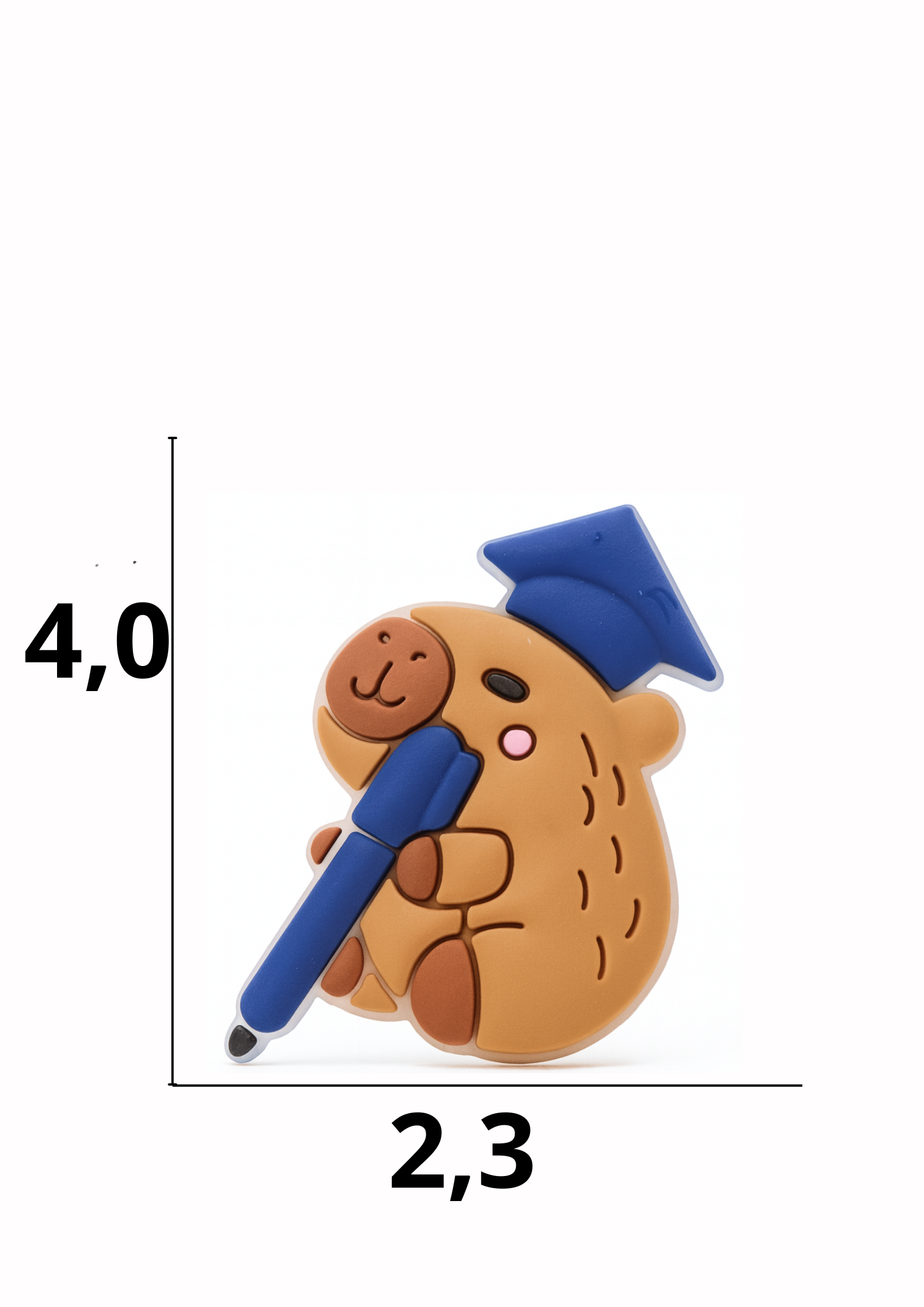 catálogo nacional (2).pdf (39) Aplique emborrachado Capivara tamanho-M com 25 unidades - Imagem 1