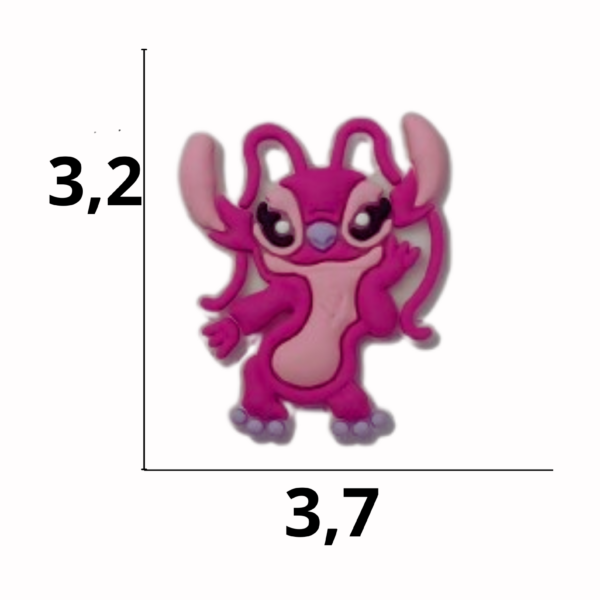 Aplique emborrachado Angel tamanho-M com 25 unidades