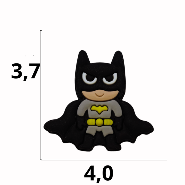 Aplique emborrachado Batman tamanho-M com 25 unidades