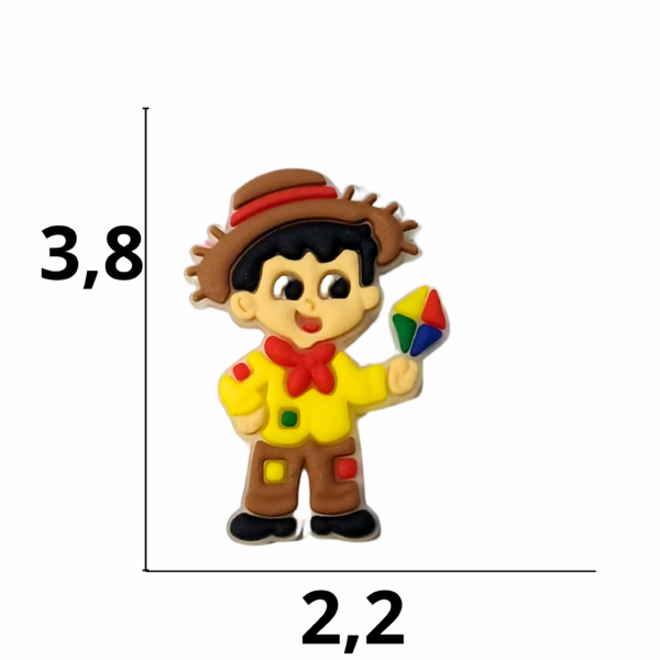 Aplique emborrachado Junino Matutinho  tamanho-M com 25 unidades