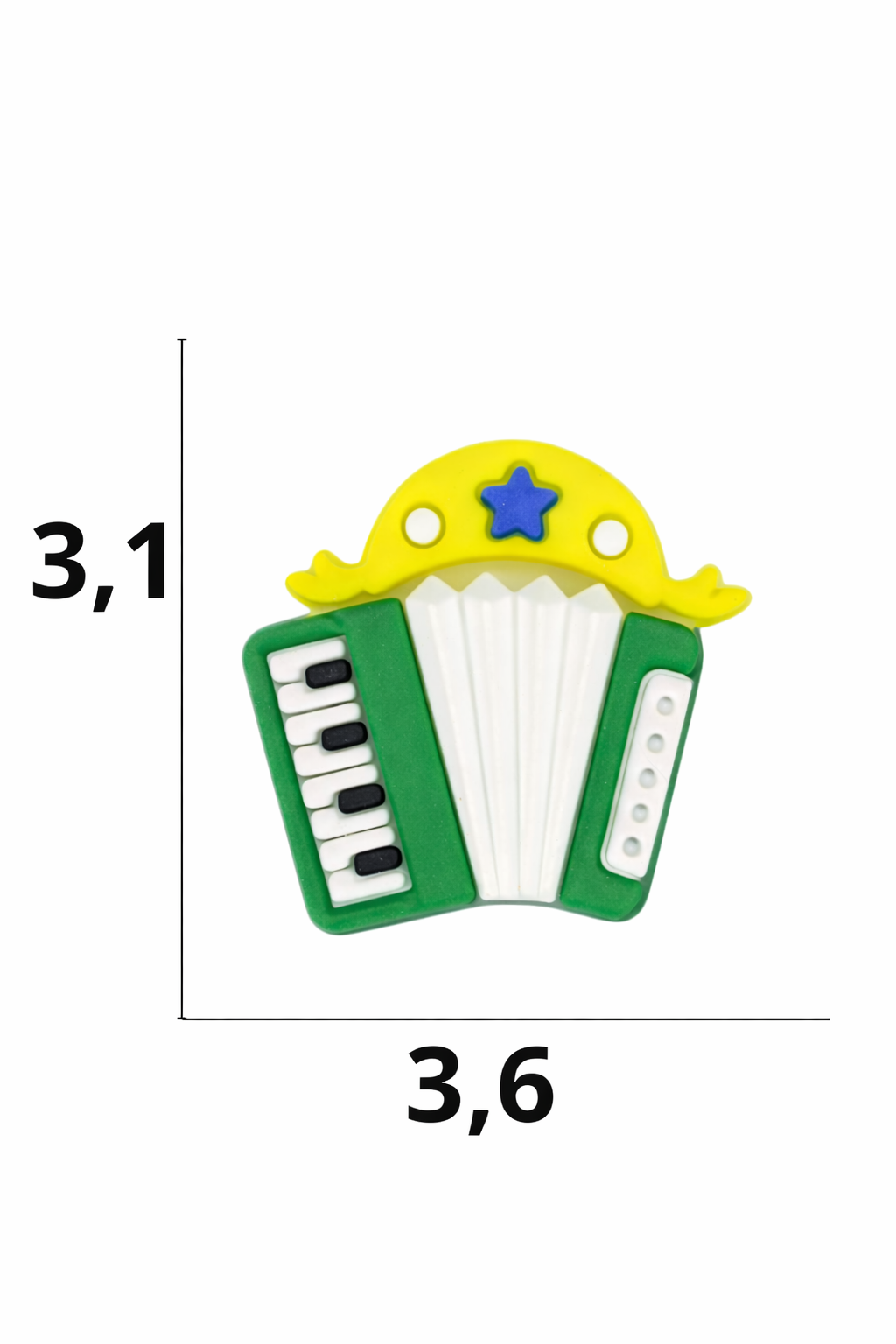 ChatGPT Image 6 de mar. de 2026, 16_10_54 Aplique emborrachado Sanfona Copa tamanho-M com 25 unidades - Imagem 1