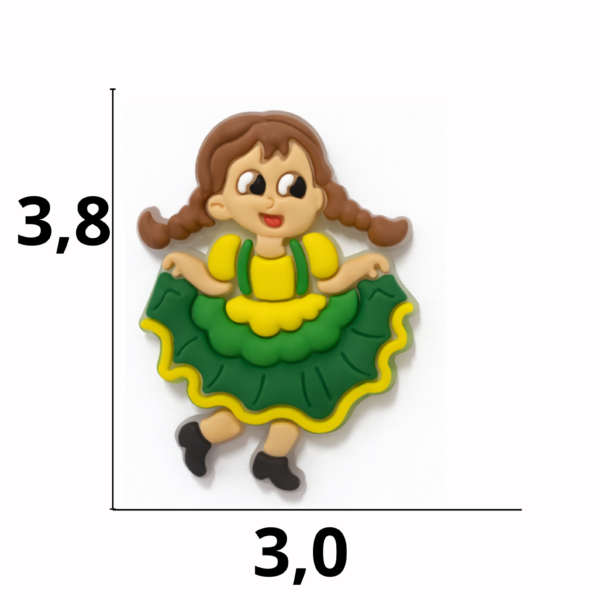 Aplique emborrachado Matutinha Copa tamanho-M com 25 unidades
