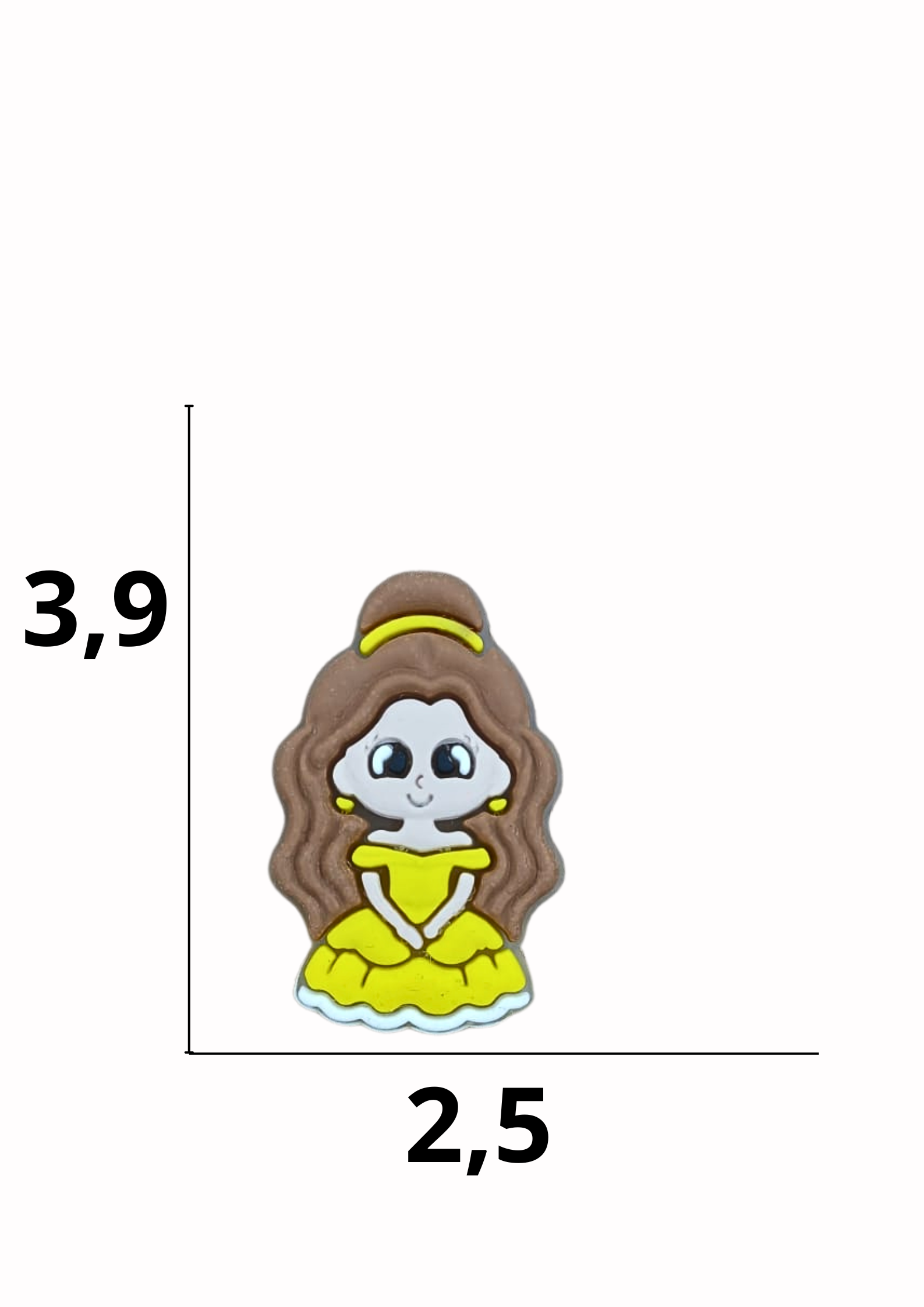 catálogo nacional (2).pdf - 2026-05-15T084149.560 Aplique emborrachado Princesa Bela tamanho-M com 25 unidades - Imagem 1