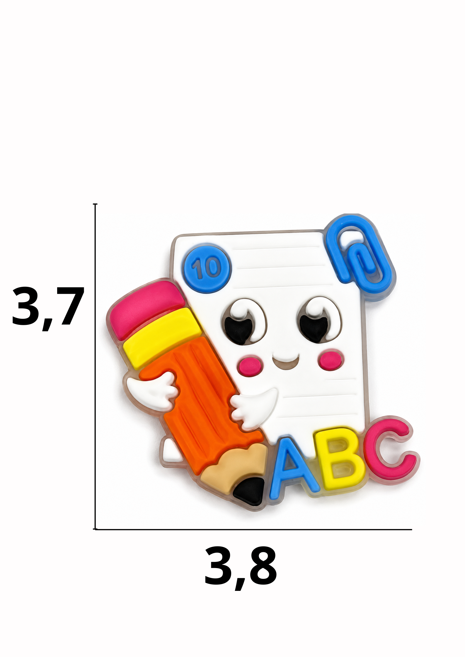 catálogo nacional (2).pdf - 2026-06-05T085718.270 Aplique emborrachado Folha ABC tamanho-M com 25 unidades - Imagem 1
