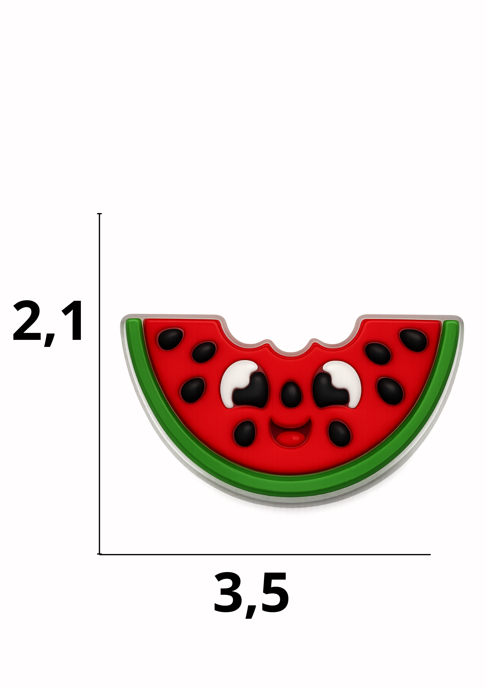 catálogo nacional (2).pdf - 2026-06-05T085740.961 Aplique emborrachado Melancia tamanho-M com 25 unidades - Imagem 1