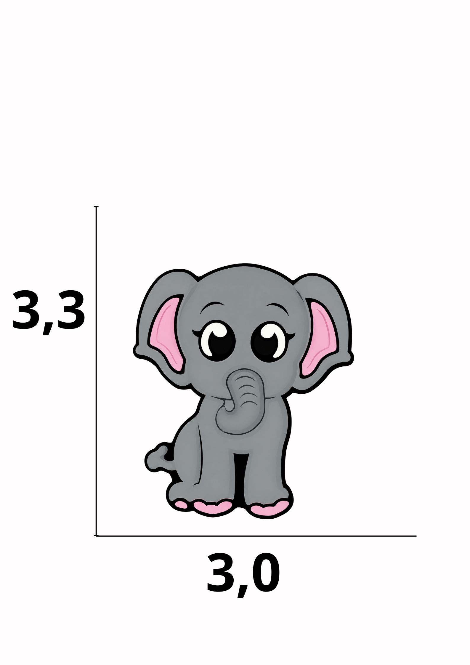 catálogo nacional (2).pdf - 2026-06-18T170044.508 Aplique emborrachado Elefante tamanho-M com 25 unidades - Imagem 1