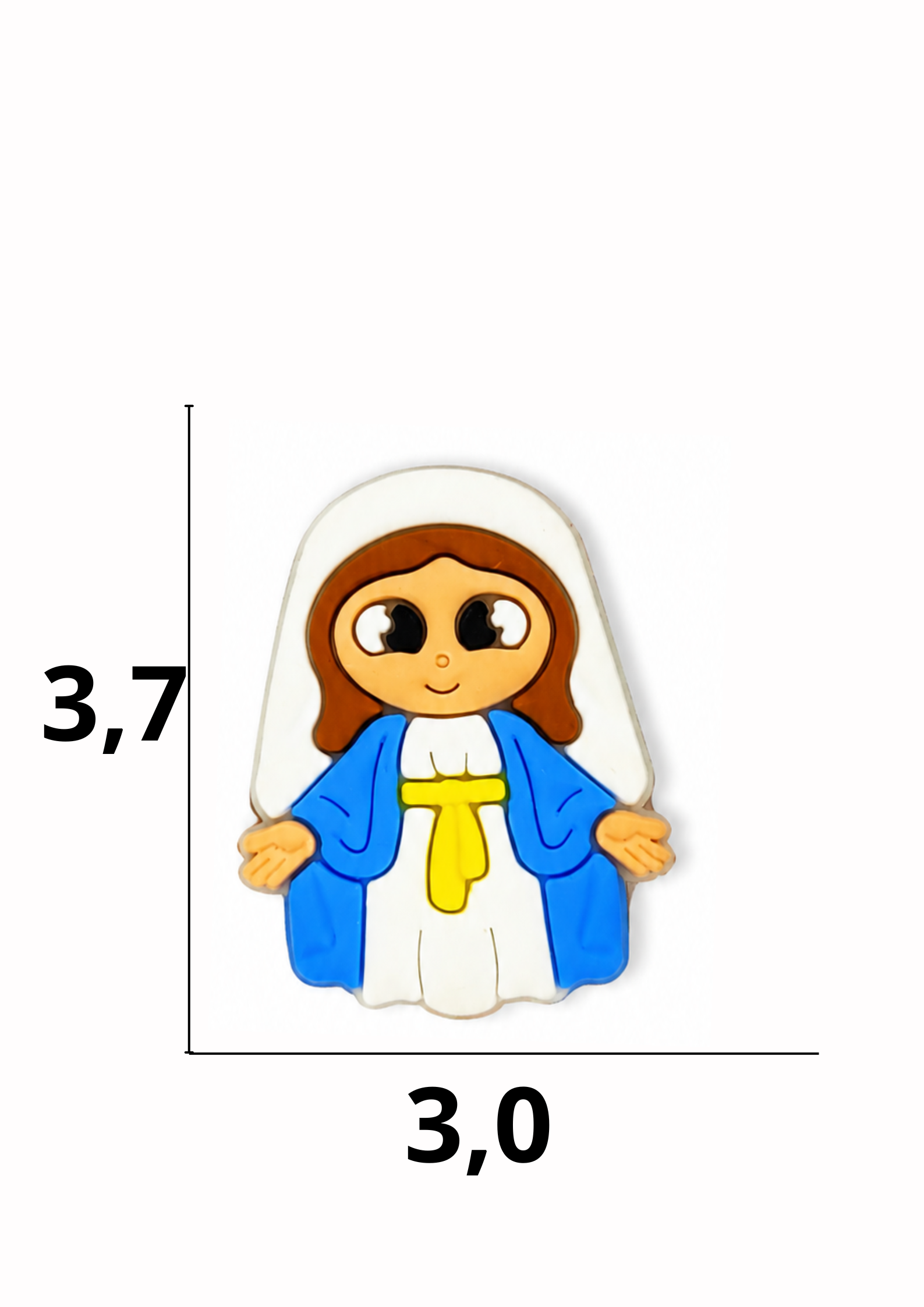 catálogo nacional (2).pdf - 2026-07-10T105846.646 Aplique emborrachado Religioso Virgem Maria tamanho-M com 25 unidades - Imagem 1