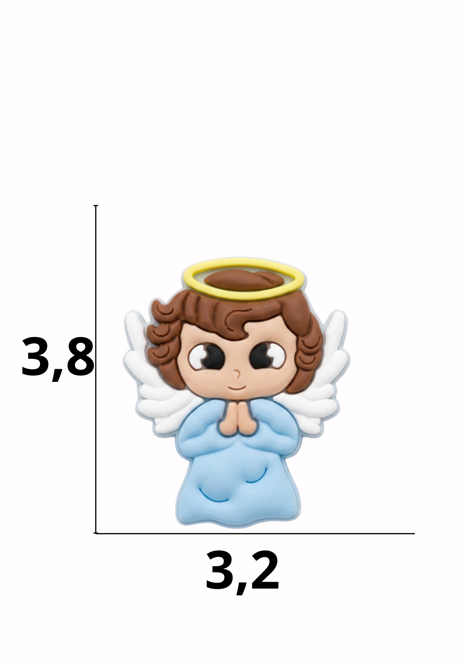 catálogo nacional (2).pdf - 2026-07-13T103920.848 Aplique emborrachado Religioso Anjo tamanho-M com 25 unidades - Imagem 1