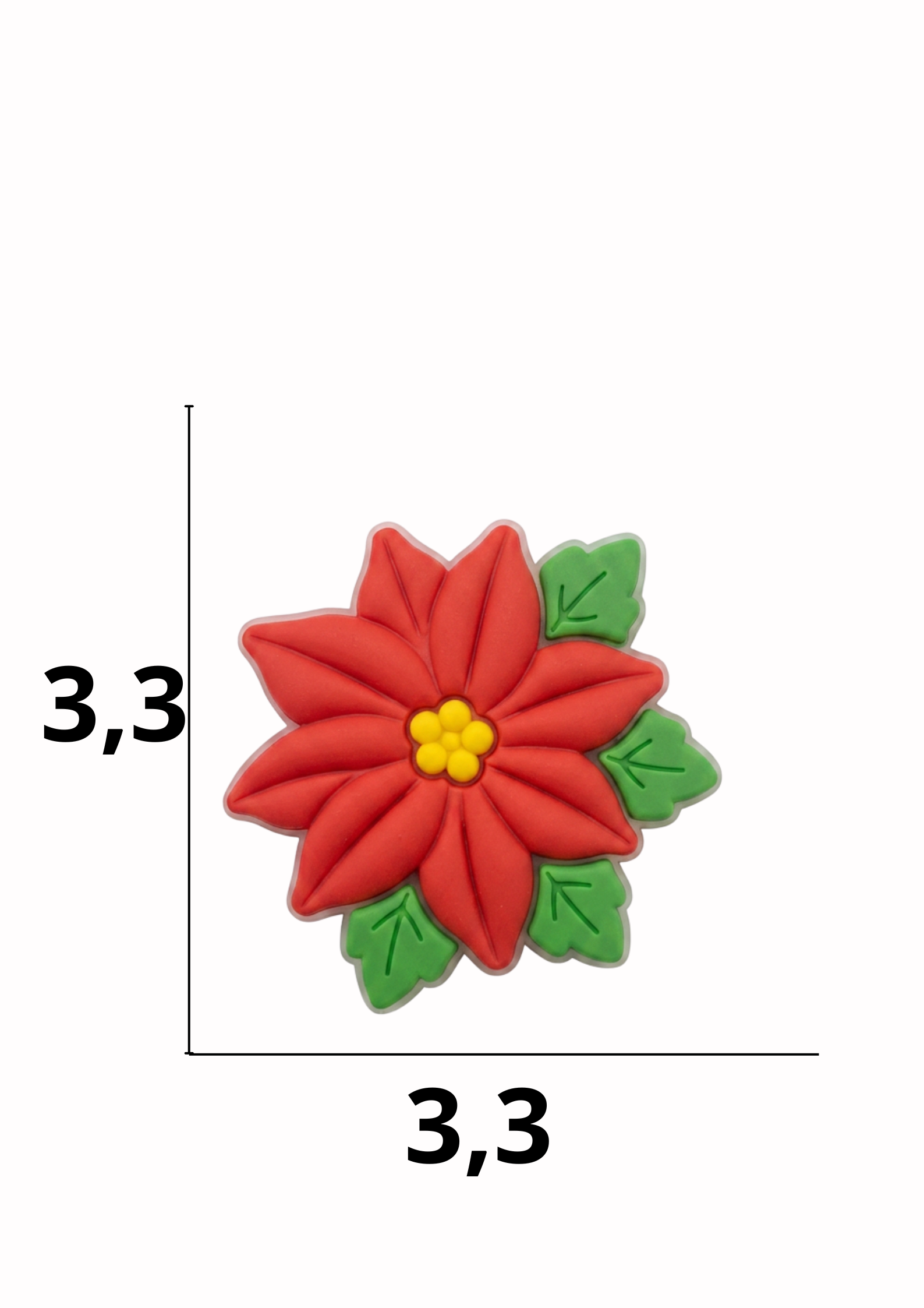 catálogo nacional (2).pdf - 2026-07-21T094846.330 Aplique emborrachado Flor Natalina tamanho-M com 25 unidades - Imagem 1